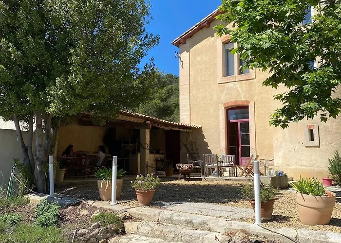 Maison Viticole Dans Le Sud De La France Avec Grand Piscine Moussan